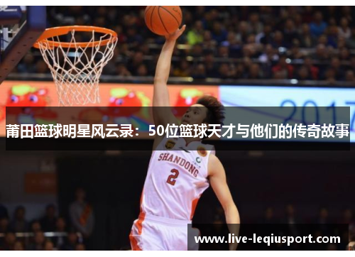 莆田篮球明星风云录：50位篮球天才与他们的传奇故事